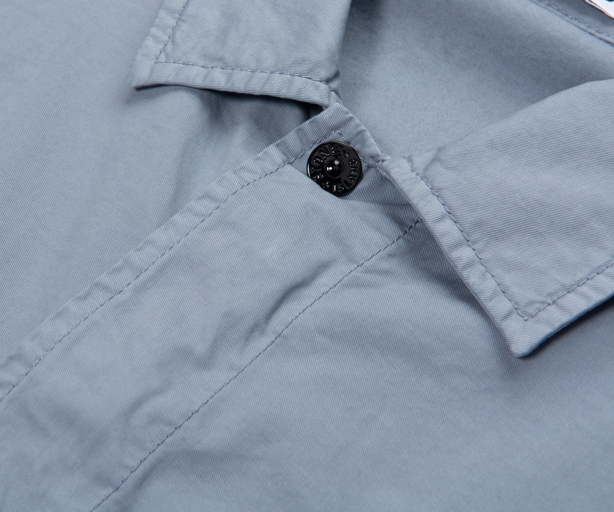 Stone Island ljusblå overshirt