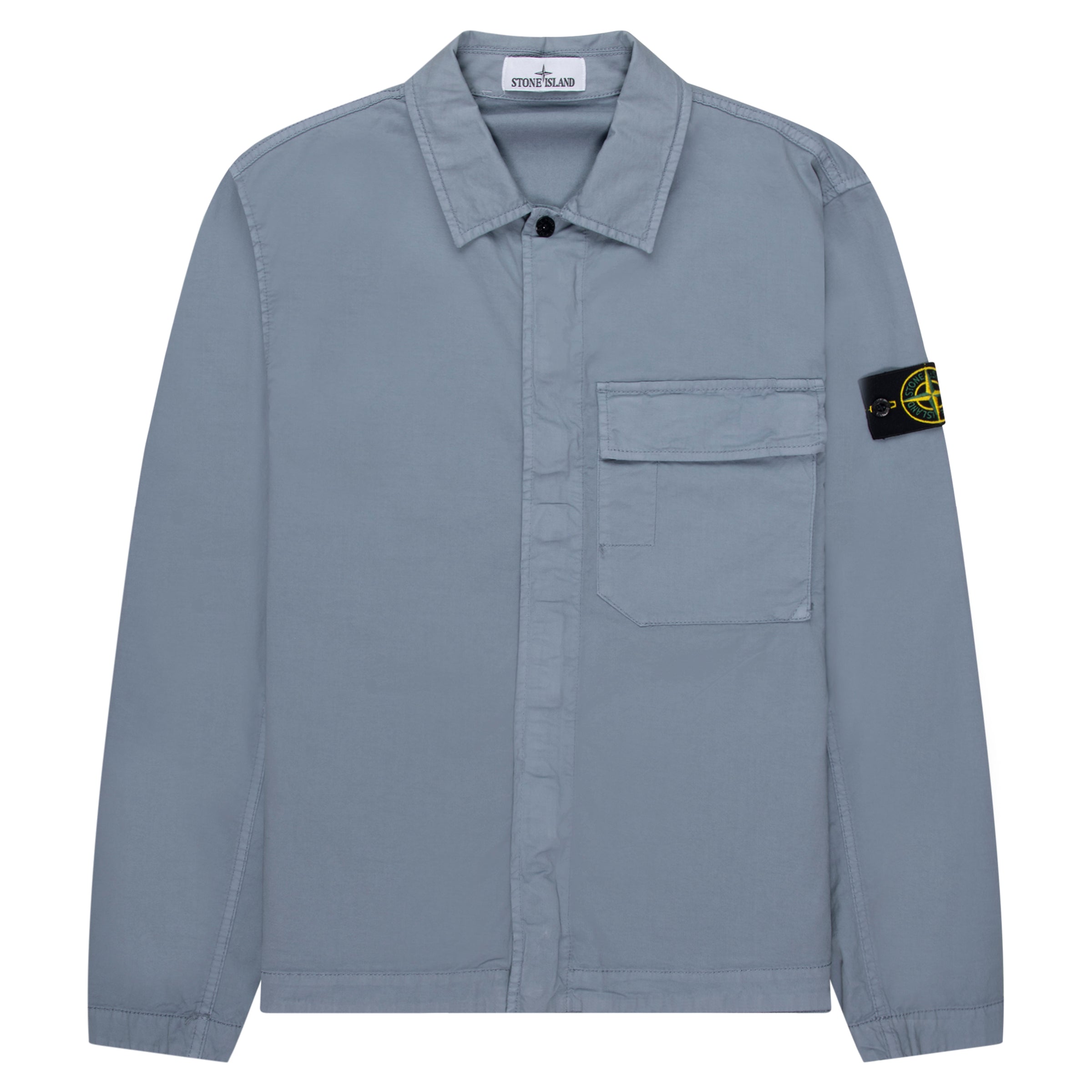 Stone Island ljusblå overshirt